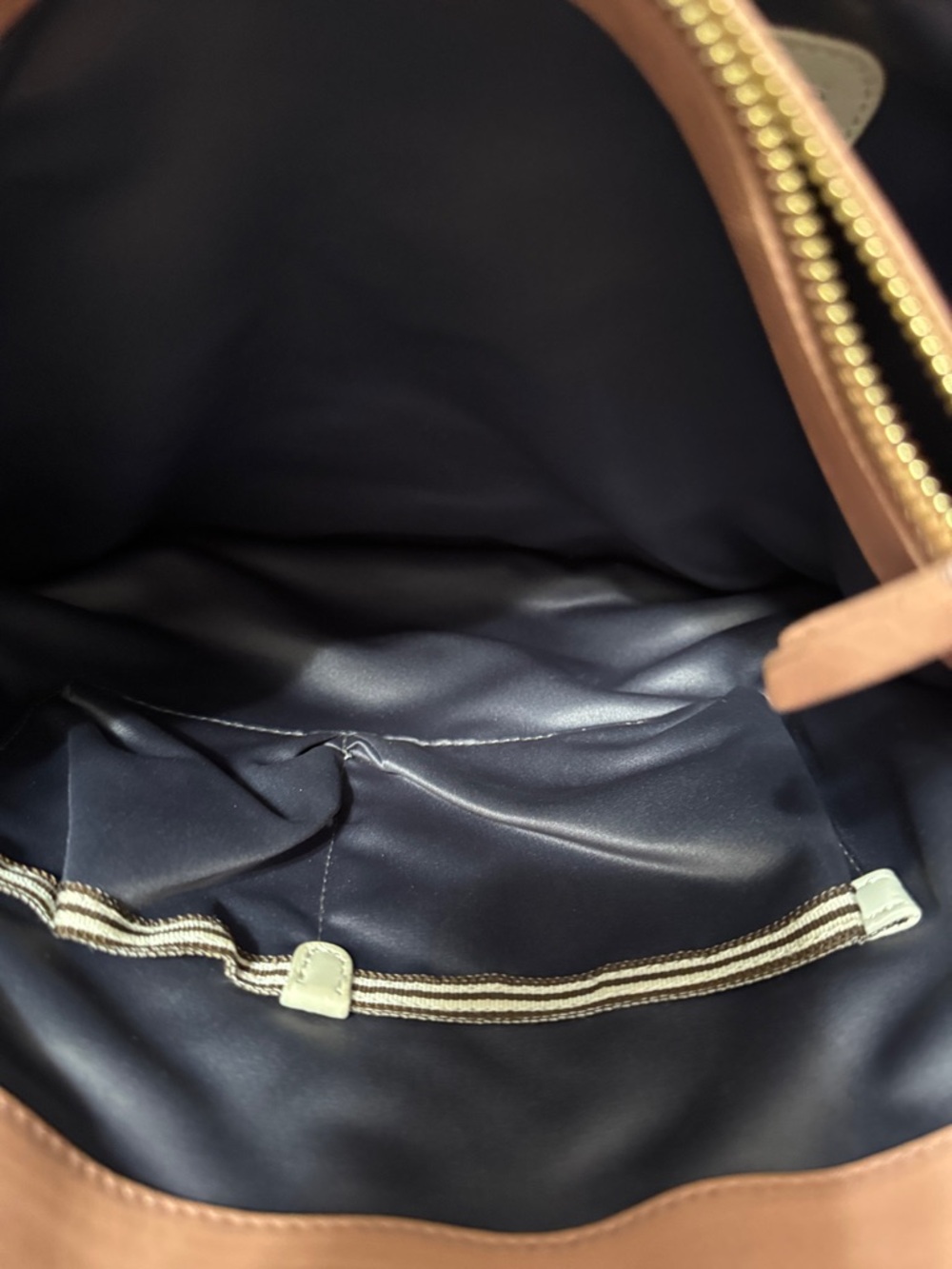 Henri Bendel blush pink 🩷 lambskin expandable chain tote with COA - Picture 13 of 15